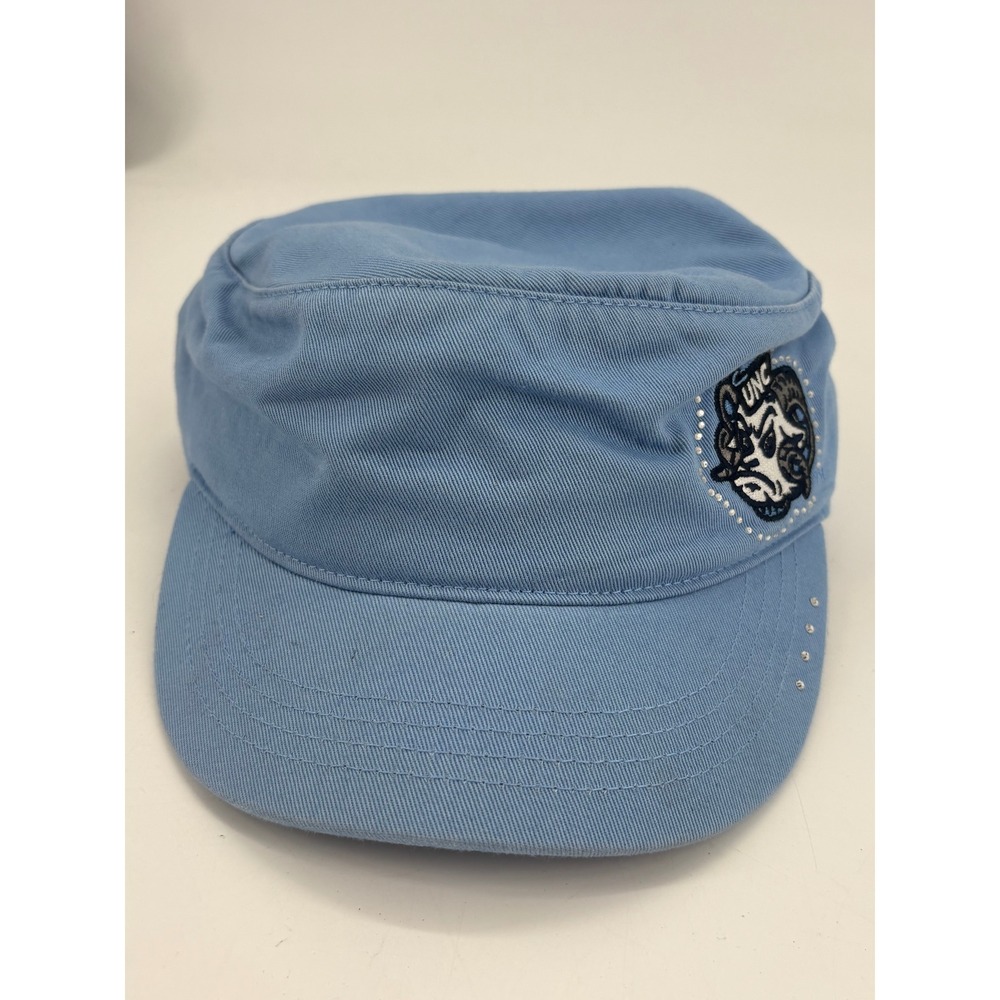 Captivating Headgear UNC Adjustable Cadet Hat Blue Rhinestone Rameses
